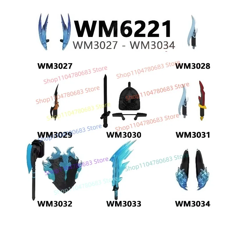 MOC بنة WM6220 WM6221 DXMH539-544 سولو شخصية صغيرة تجميعها نموذج التماثيل أنيمي الكرتون اللعب الزخرفية الهدايا