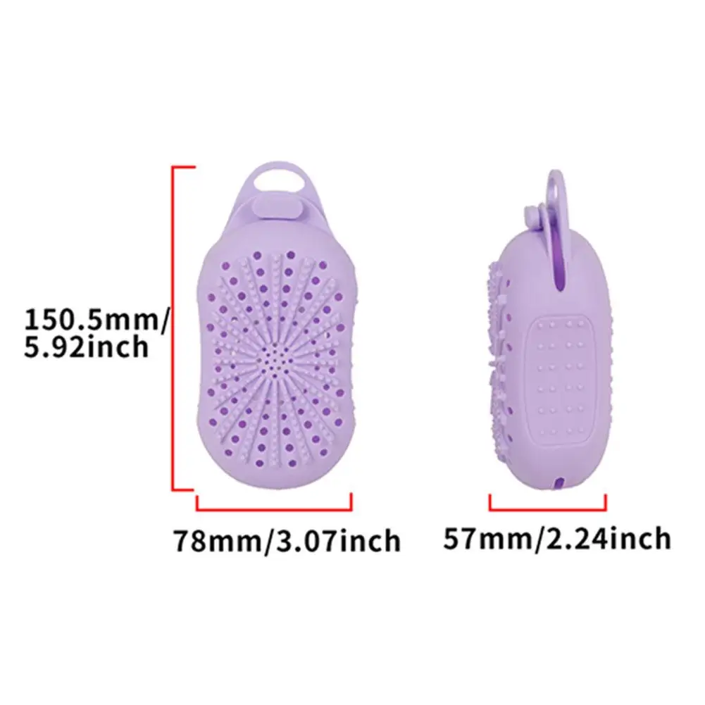 لجميع أنواع البشرة صانع الفقاعات 2 في 1 كيس صابون سيليكون عالي الجودة صابون تقشير لطيف يحافظ على جفاف أكثر متانة