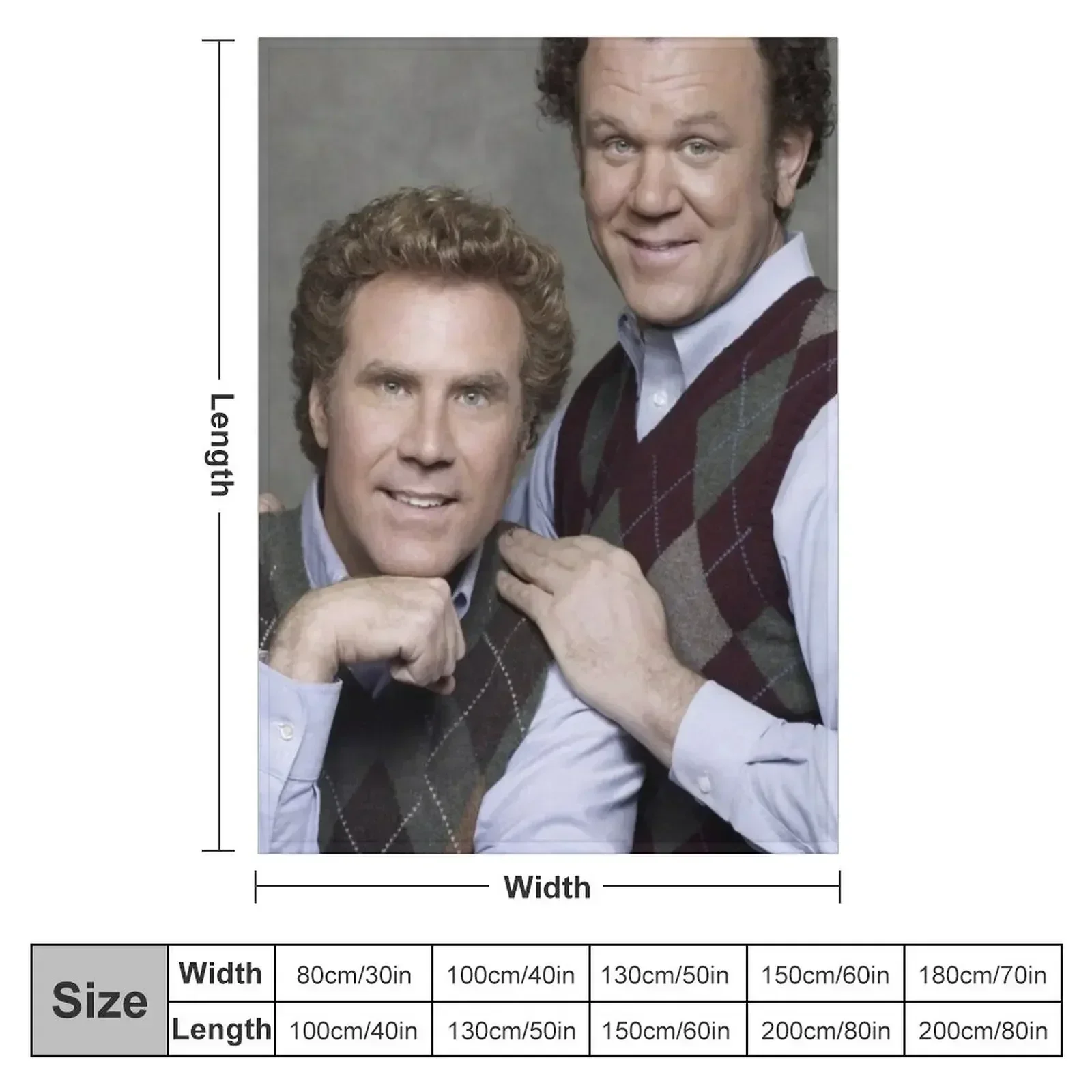 Step Brothers Throw Blanket couch cozy soft plush fuzzy picnic outdoor blanket