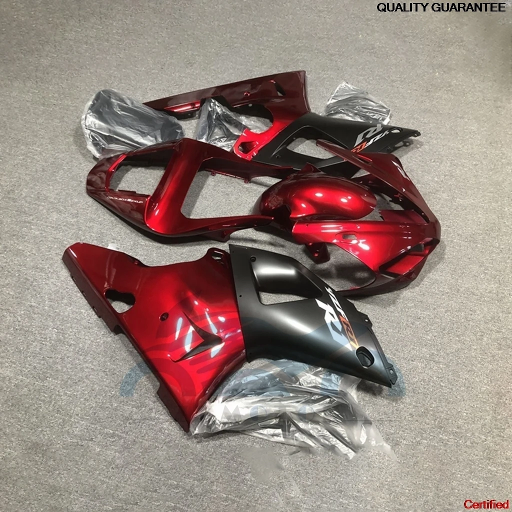 Painted ABS Plastic Fairing Kit for YZFR1 00 01YAMAHA R1 00 01 Free Custom Painted Bodywork Red Black ZZ05