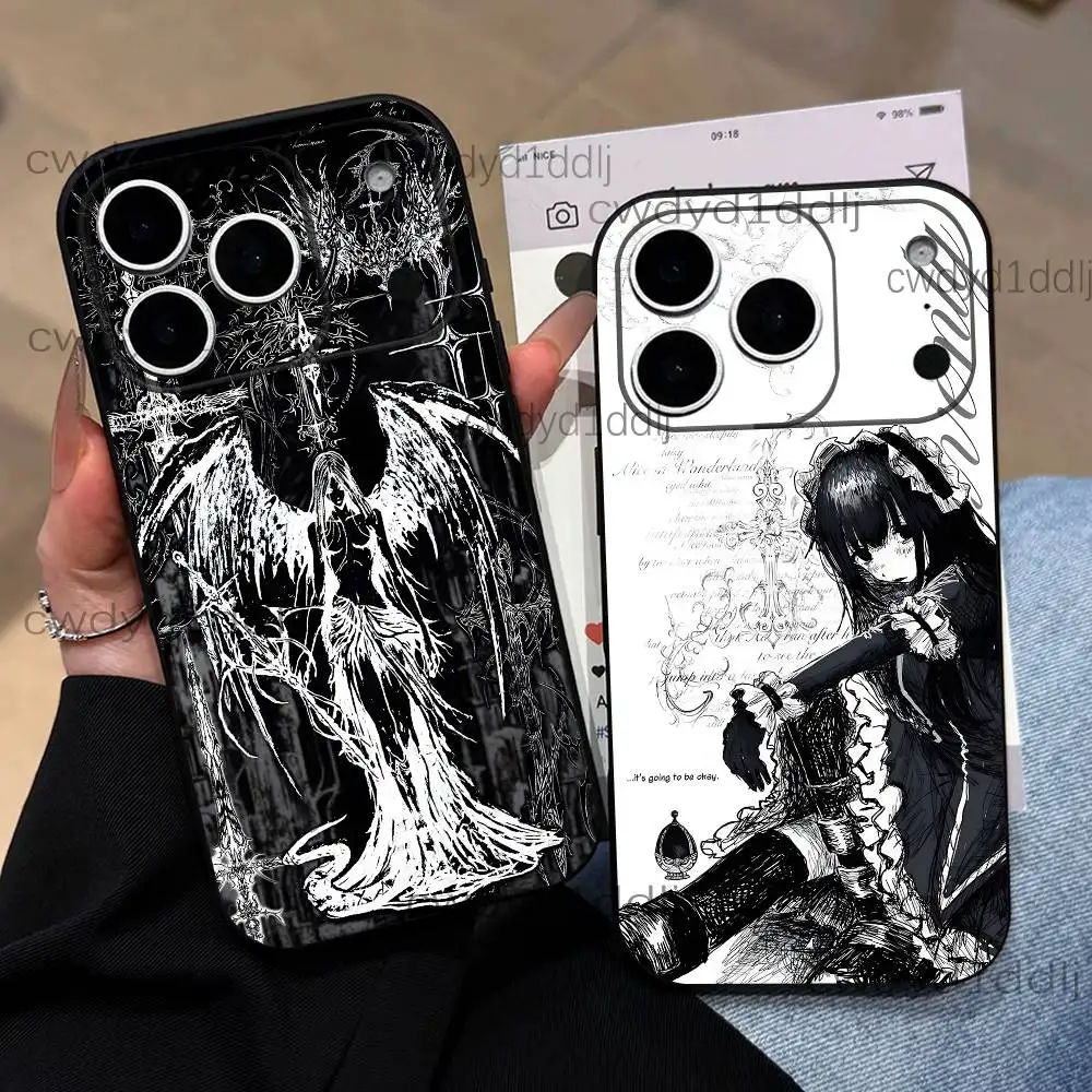 

G-Gothic Cyber Sigil Cybersigilism Phone Case For iPhone 17,16,15,11,12,14,13 Pro Max Mini XS,XR,7 Plus 16E Air Soft Fundas