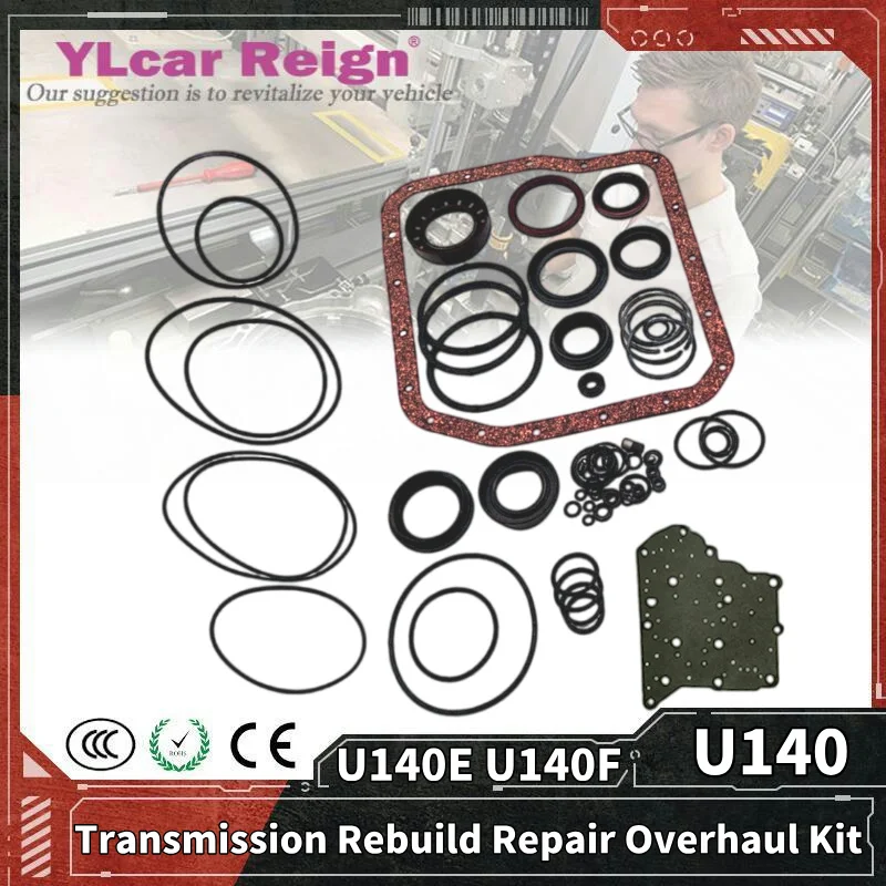 U140E U140F U140 4Speed Automatic Transmission Gearbox Rebuild Repair Overhaul Kit Seals Gasket Fit O-rings for Lexus TOYOTA Car