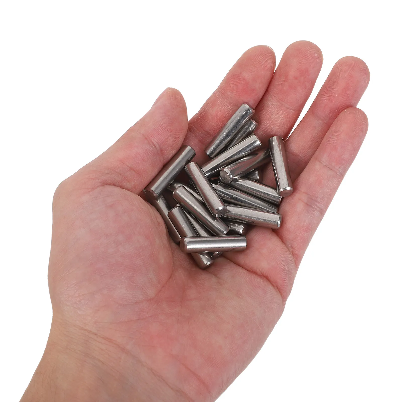 20Pcs Shelf Dowel Pins Metal Stainless Steel M4x20 Furniture Support Pegs Heavy Duty Shelf Pins for Kitchen and Cabinet Shelving