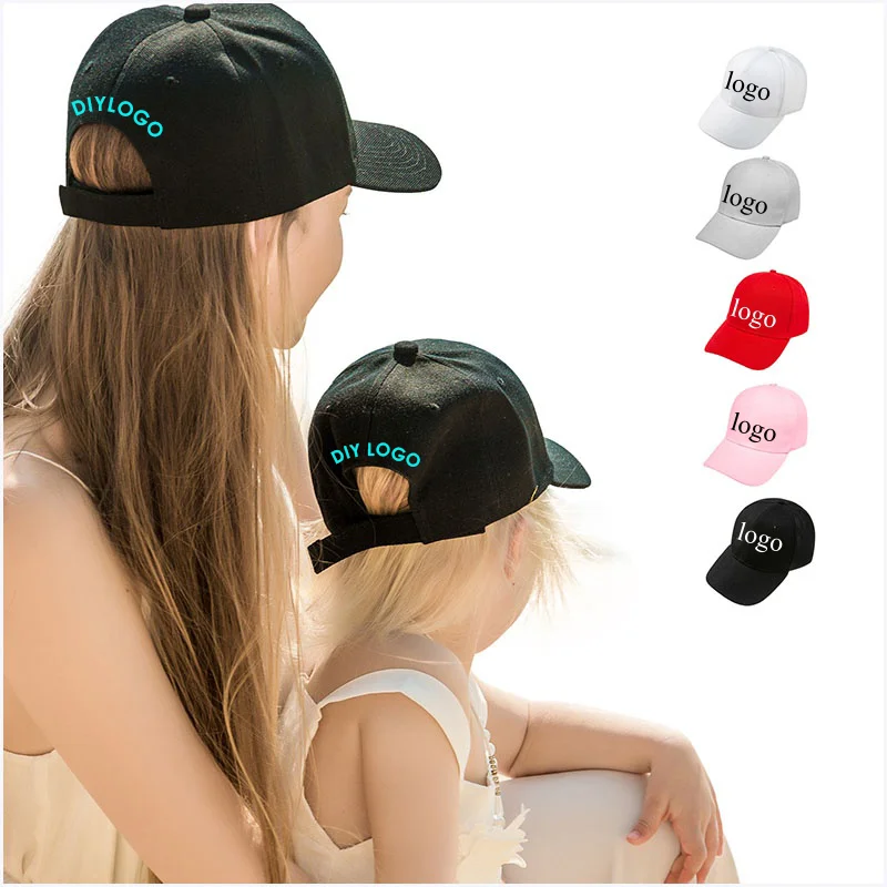 

Custom Parent-Child Mesh Baseball Cap Men Women Sun Visor Sports Hat Boys Girls Outdoor Beach Travel Sunshade Cap Adjustable