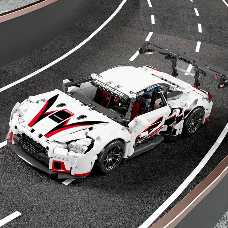 Ensemble de blocs de construction de voitures de course célèbres, Kit de modèle de 1209 pièces, jouet de voiture de sport avancé pour adultes et enfants, véhicule cadeau pour hommes et garçons