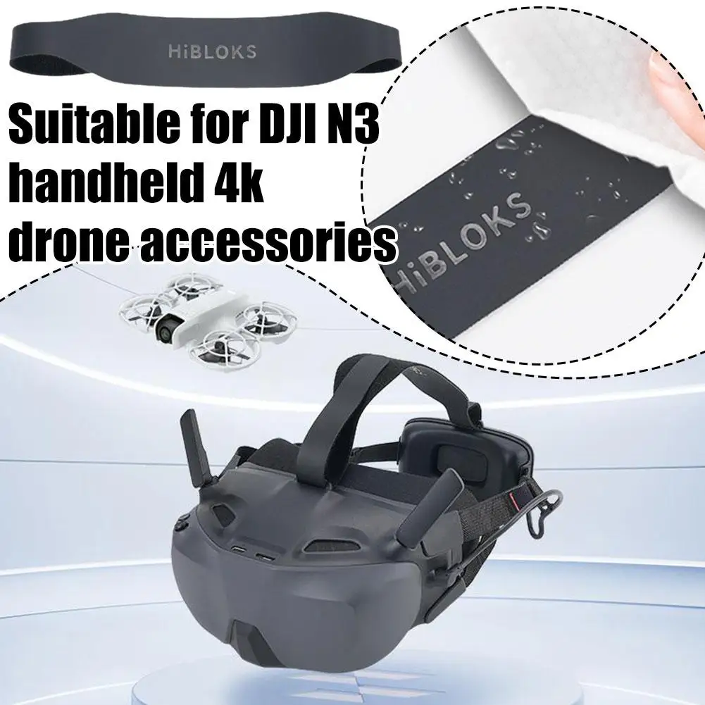 For DJI N3 Glasses Easy Protective Headwear Comfortable Pressure Wear Protective Relief Accessories Belt Drone K0W2