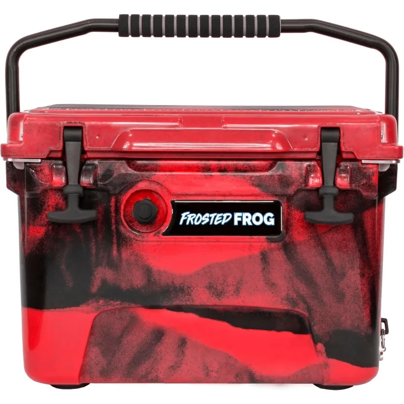

Camo 20 Quart Ice Chest Heavy Duty High Performance Roto-Molded Commercial Grade Insulated Cooler