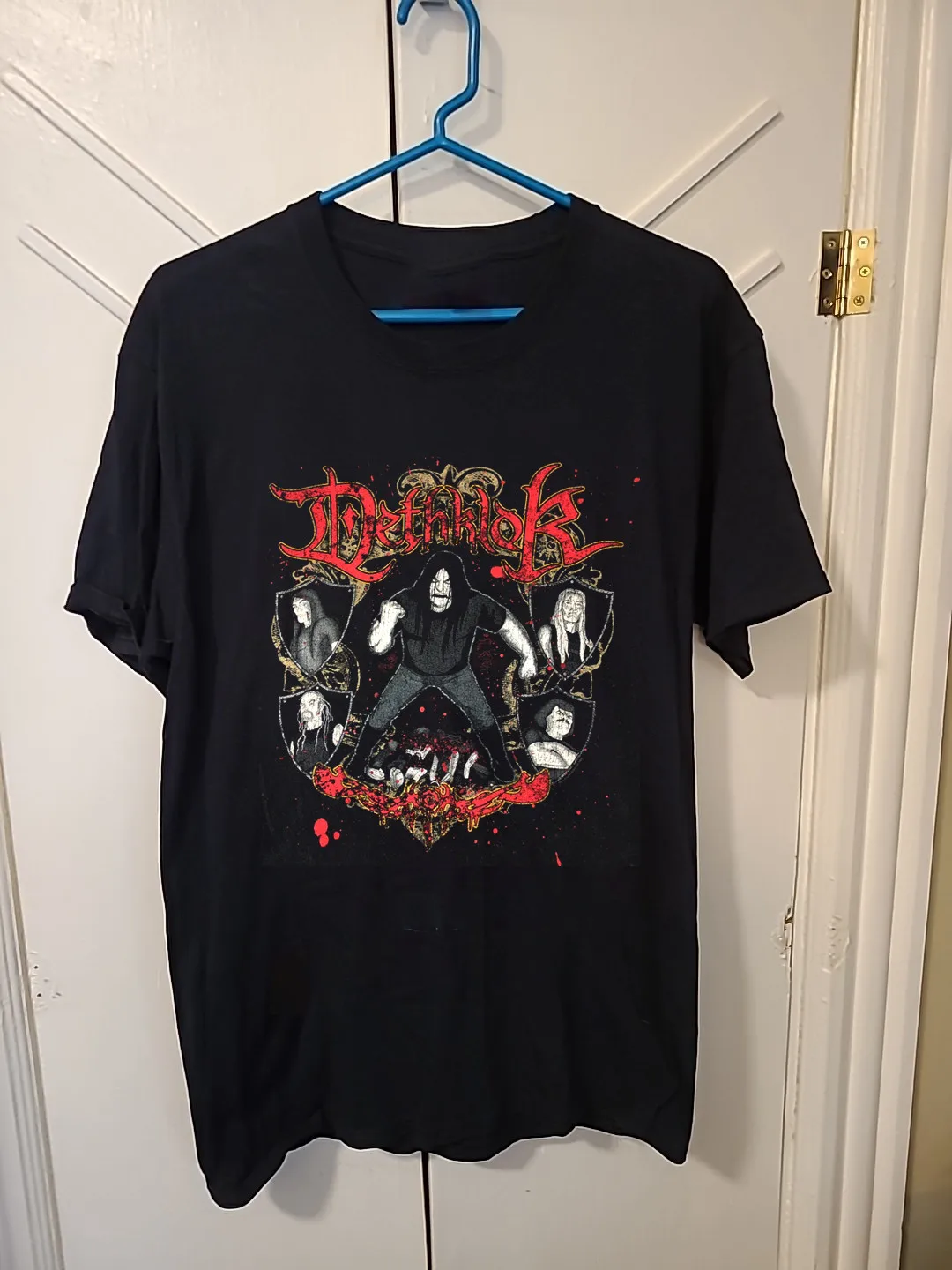 Vtg 2008 Metalocalypse Dethklok Band Gift For Fans Black S to 5XL Shirt SG335