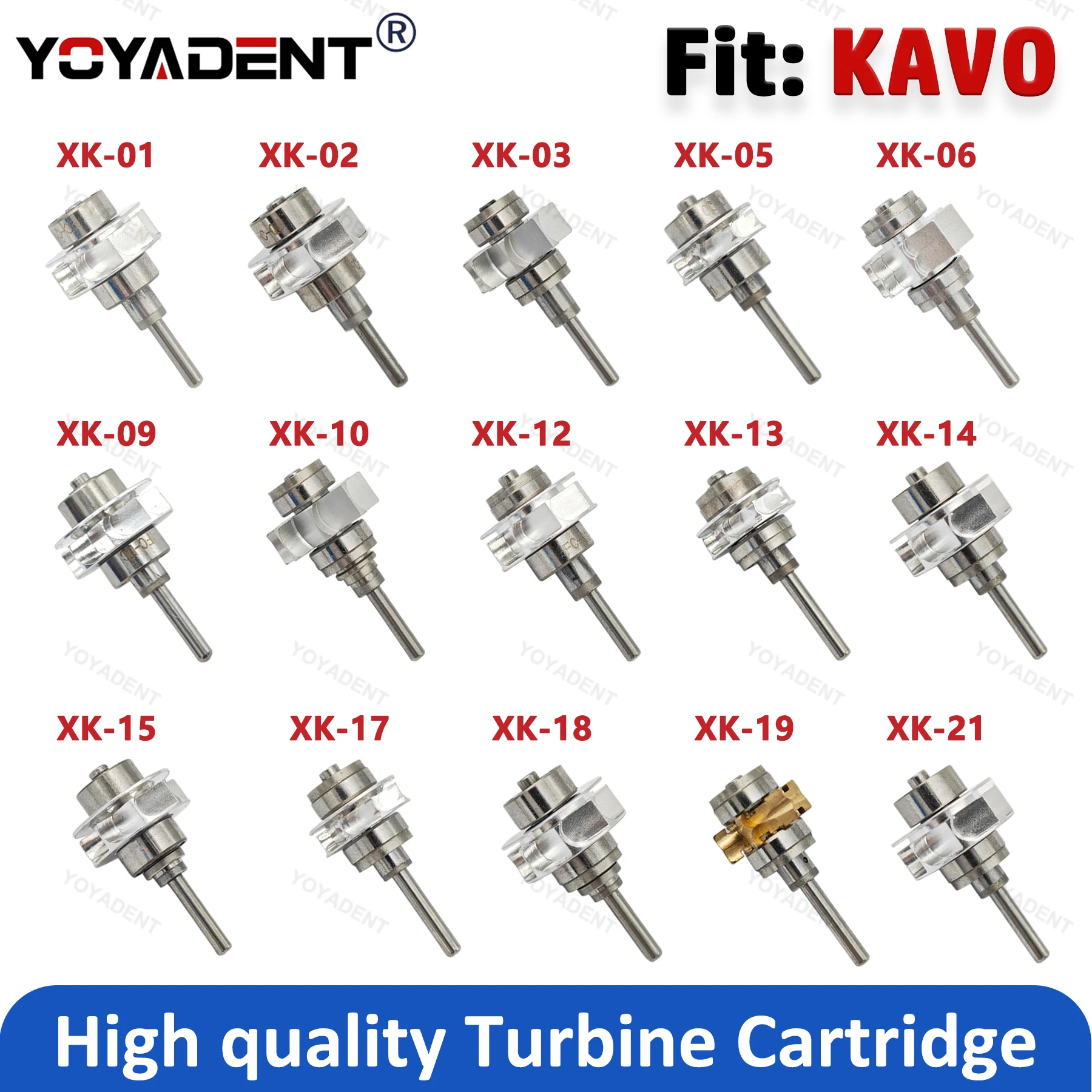 

Турбинный картридж, ротор наконечника, стоматологический воздушный ротор, керамический подшипник, подходит для высокоскоростного наконечника KAVO, стоматологические материалы