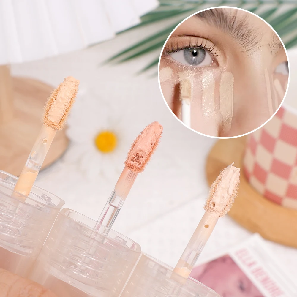 Voll abdeckung Gesicht matt flüssig Concealer wasserdicht letzte Öl kontrolle Abdeckung Akne Spot Gesicht Kontur Basis Make-up Foundation Kosmetik