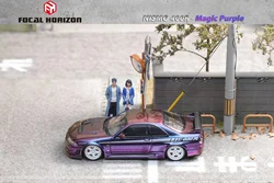 Focal Horizon FH 1:64 Skyline R33 Nismo 400R Magic Purple Diecast Model Car