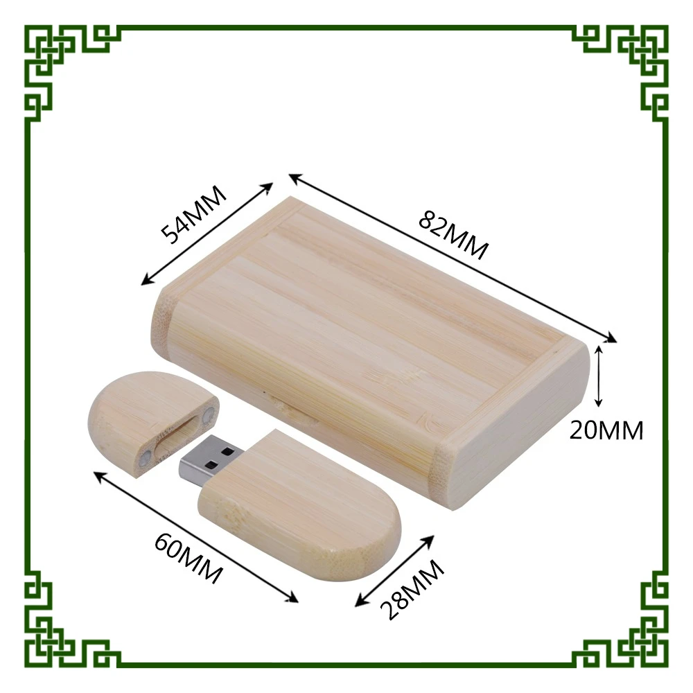 30 sztuk/partia Darmowe logo Szybki USB Flash Drive 3.0 Drewniany Bambusowy Pendrive 4GB 8GB 16GB 32GB 64GB 128GB Pen Drive Kreatywne Prezenty