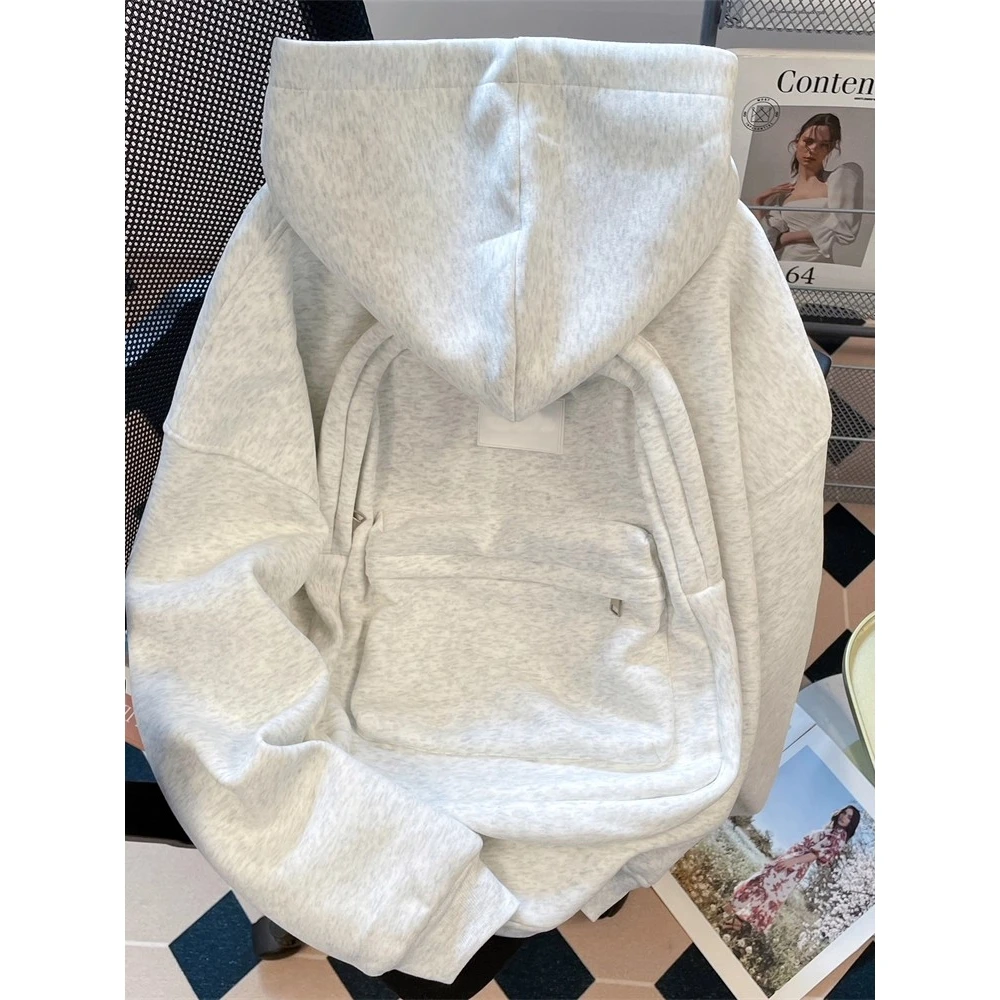 

Men's Large Size 300 Pou American Sle Hoodie Bapa Sweater Autumn Winter Design Sense Hooded Jaet Open Cardigan