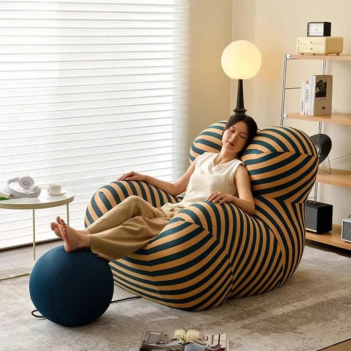 

Modern Accent Lounge Chair with Ottoman Recliner Reclining Armchairs Leisure Chair for Living Room