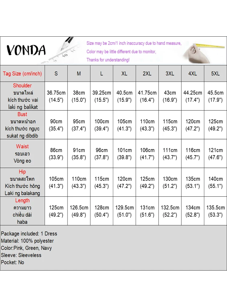 Vonda mulheres verão casual maxi vestidos sem mangas sexy alças com decote em v longo vestido de verão 2025 férias praia vestidos oversized robe