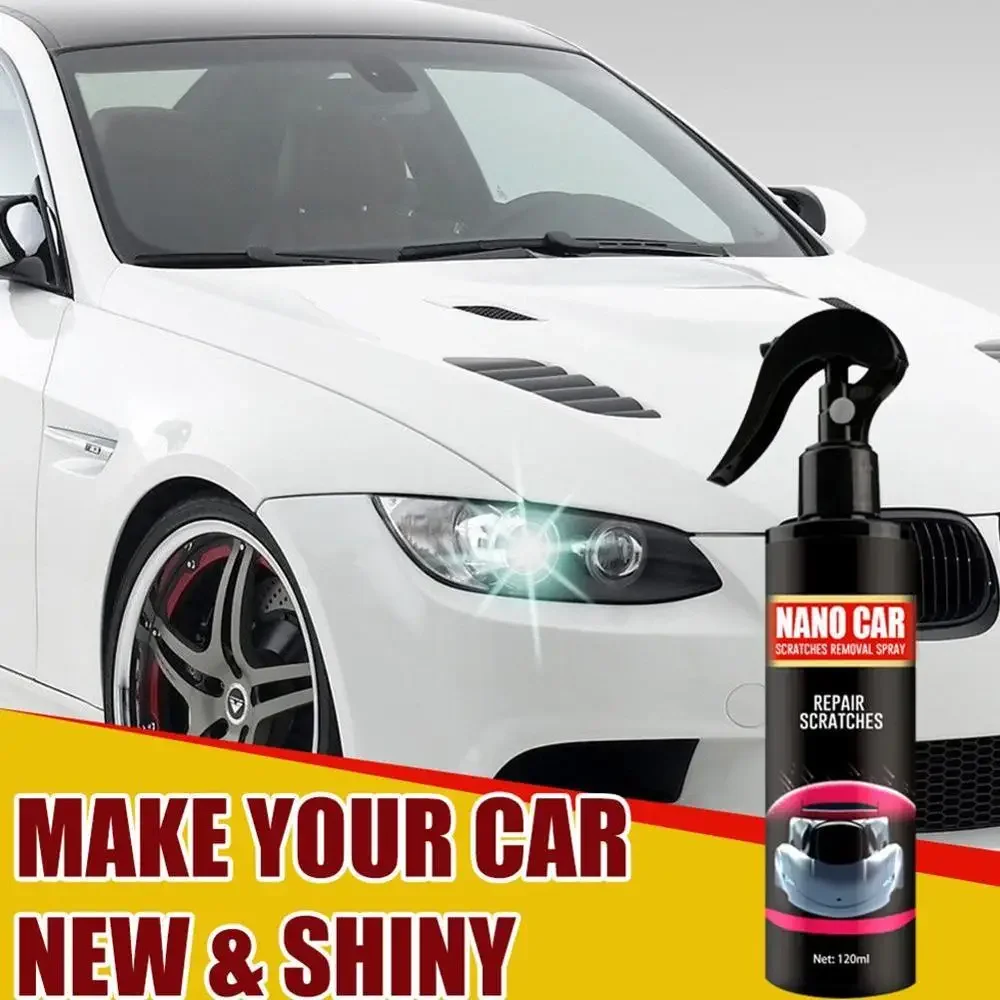 

120ml Nano Car Scratch Removal Spray Repair Nano Spray Scratch Car Scratch Repairing Polish Spray Car Ceramic Anti Agent