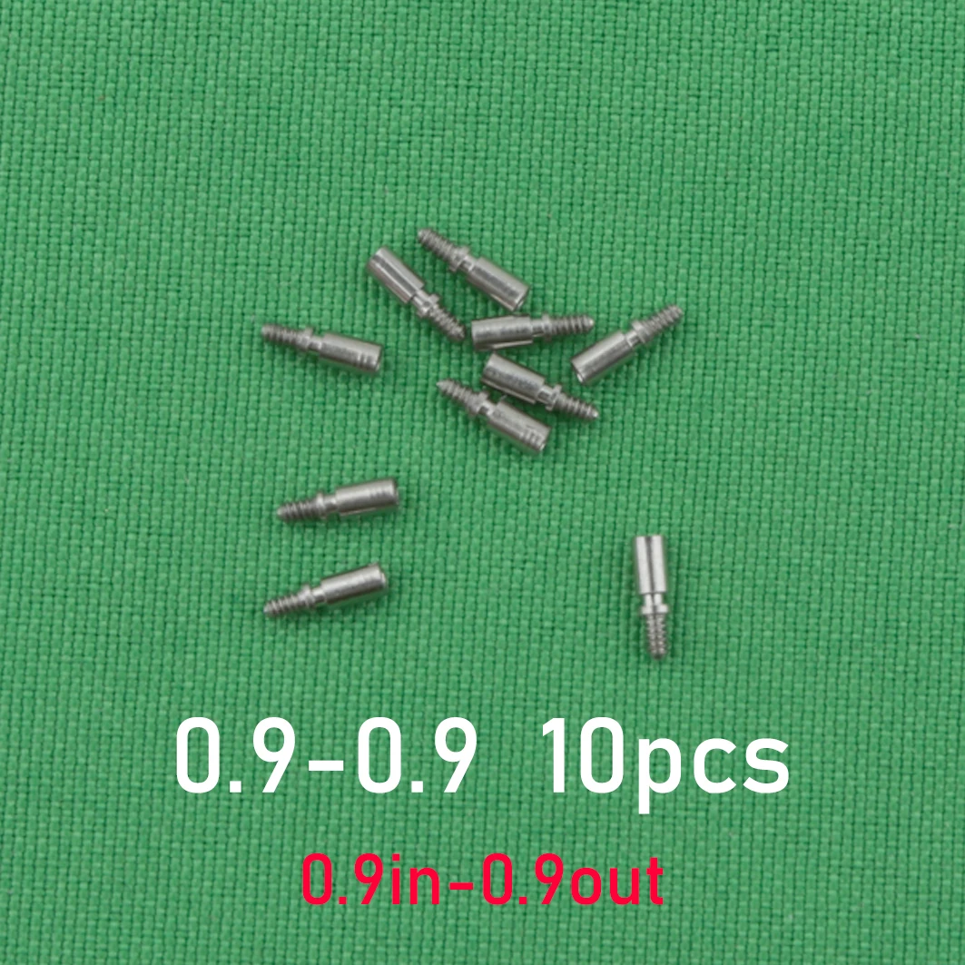 10PCS watch movement stem longer stem lengthening movement stem 0.9mm stem 0.7mm stem steel More sturdy stem change thickness