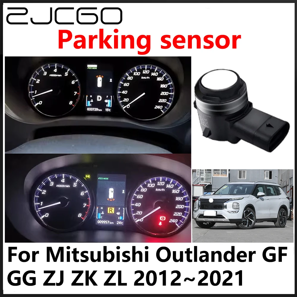 ZJCGO OEM Front Rear Reverse Parking Sensor PDC Car Reversing AID System For Mitsubishi Outlander GF GG ZJ ZK ZL 2012~2021