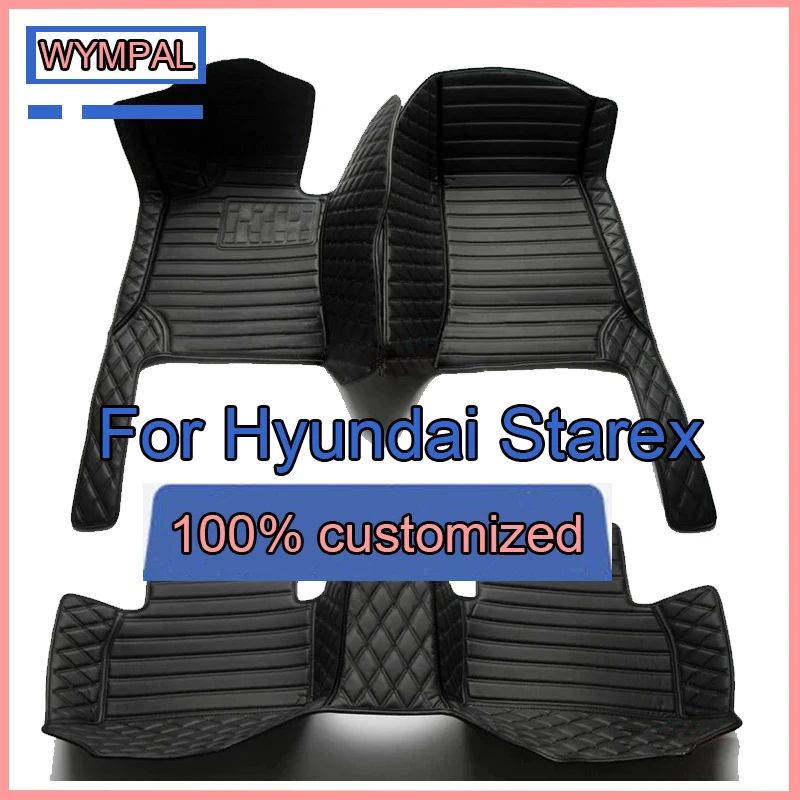 Car Floor Mat For Hyundai Starex H-1 TQ 2008~2017 Anti-dirty Pad Car Acessories Full Set Mud Car Trunk Floor Mat Car Accessories