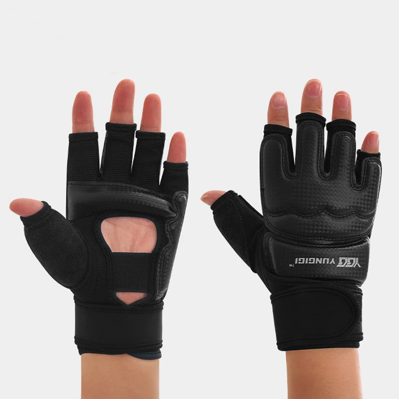 Taekwondo Gloves Foot Guards EVA Padded Protective Gear PU Leather Hand and Foot Protection for Martial Arts Kickboxing Training view 3