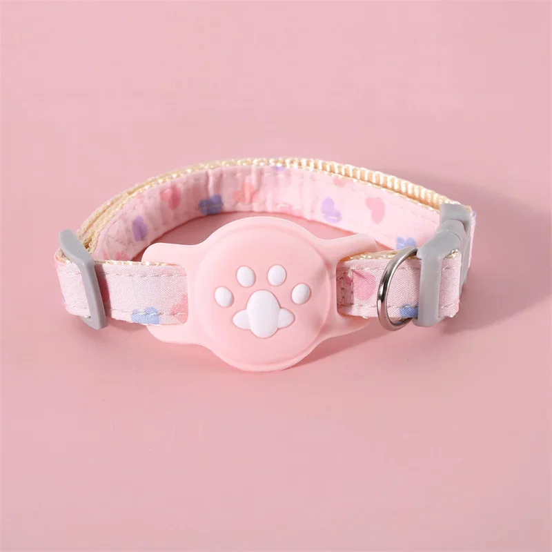 Cute Cartoon Noctilucent Adjustable Collar For Apple Airtag Location Tracker Dog Cat Anti-lost Protection Case For Airtag Collar view 5