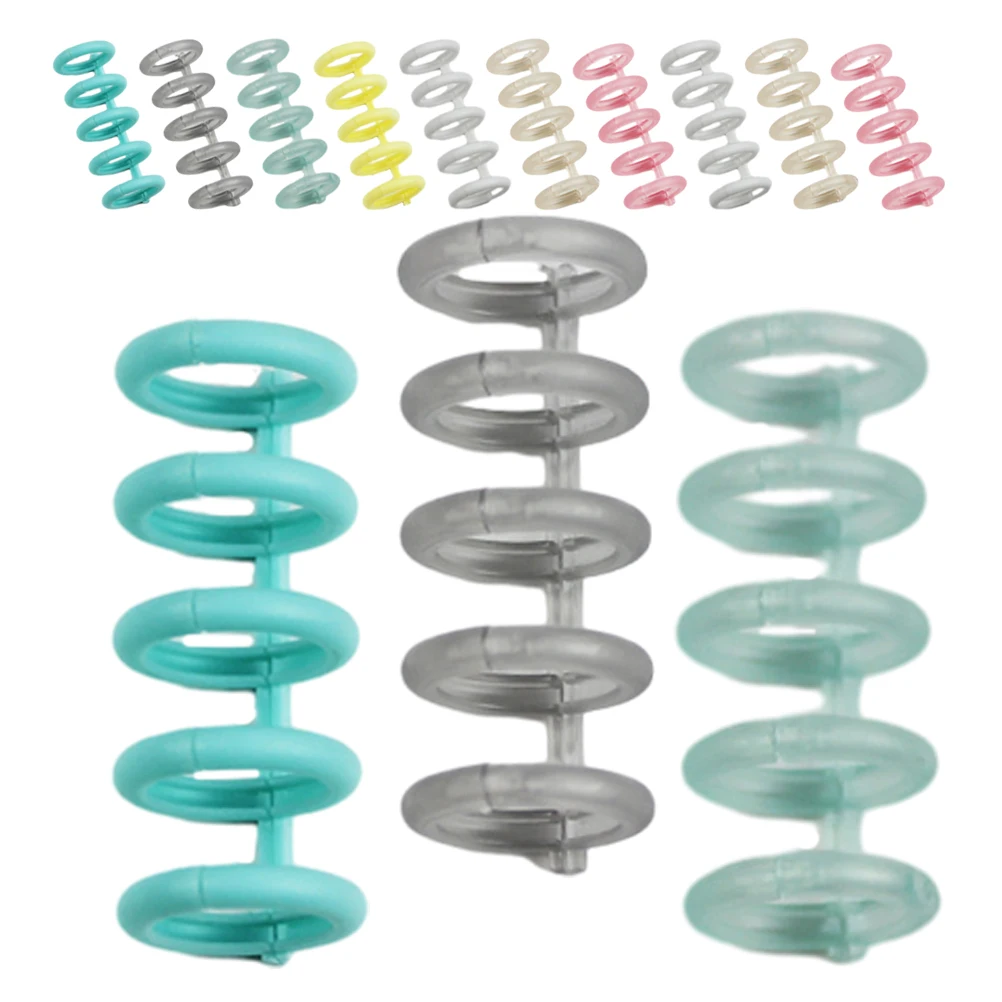 

Portable Binding Loose Leaf Ring Mini Binder Rings Book Binder rings Notebook Loose-leaf Bulk Bookbinding Removable