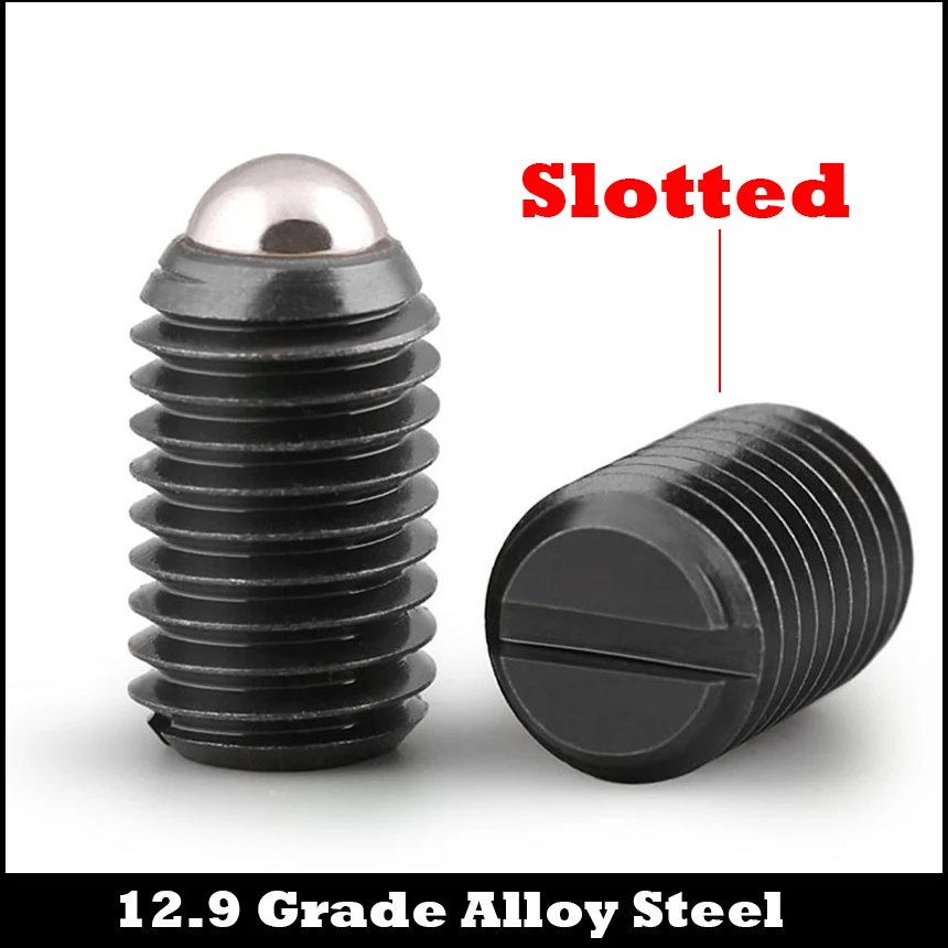 

M8 M10 M8*16 M8x16 M10*16 M10x16 12.9 Grade Alloy Steel Allen Wave Positioning Bead Slotted Spring Ball Plunger Tight Set Screw