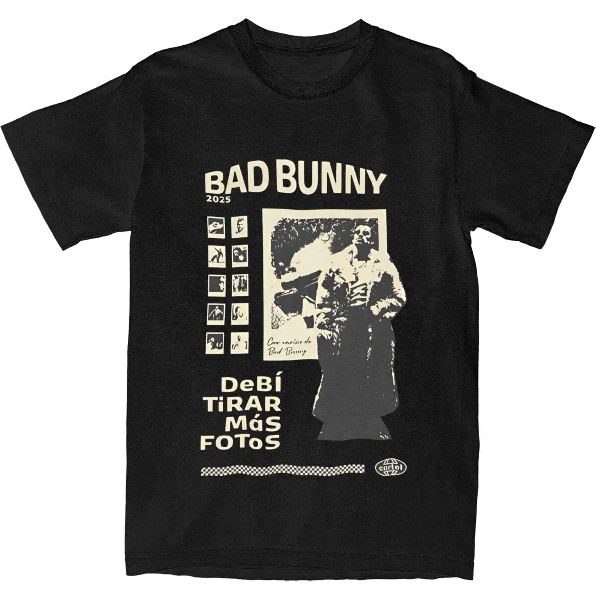 DTMF Debi Tirar Mas Fotos T Shirt BAD BUNNY Harajuku T Shirts Short-Sleeve Y2K Funny Tops Beach Cotton O Neck 4XL 5XL 6XL Tees