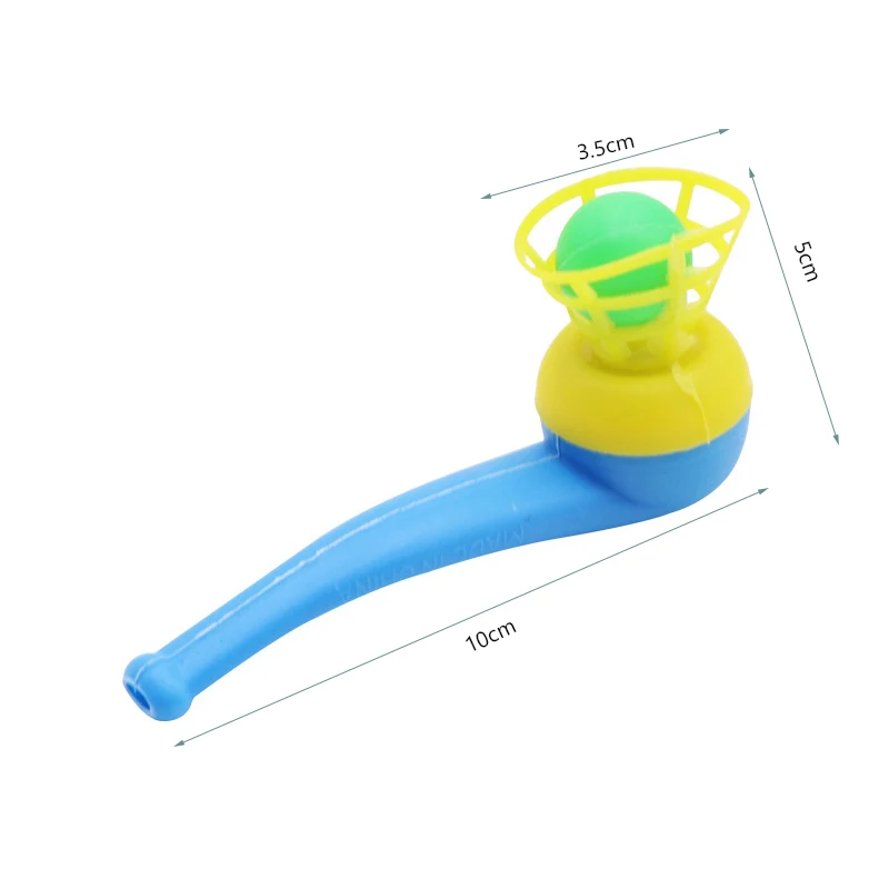 매달린 매직 블로우 파이프 플로팅 볼, 어린이 균형 훈련, 플라스틱 공 장난감, 1 개, 2 개, 5 개