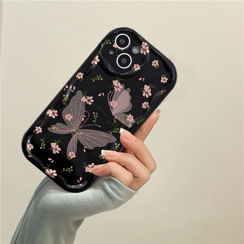 Case for Samsung Galaxy A54 5G A55 A24 A25 A15 A33 A34 A73 A31 A32 A51 A52 A53 A71 A72 A30 A20 A50 A50S Cover Tulip Flower Soft