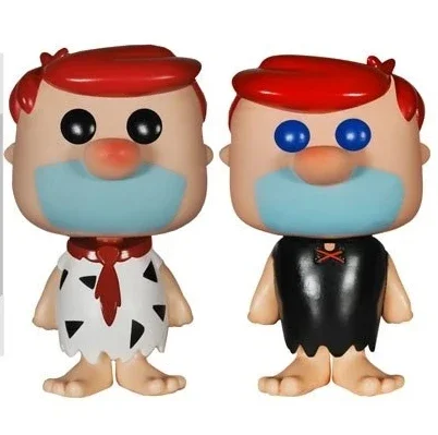 New Funko Pop Animation The Flintstones Fred&Barney 2 Pack Vinyl Figures Brinquedos Collection PVC Action Figure Toys for Gifts