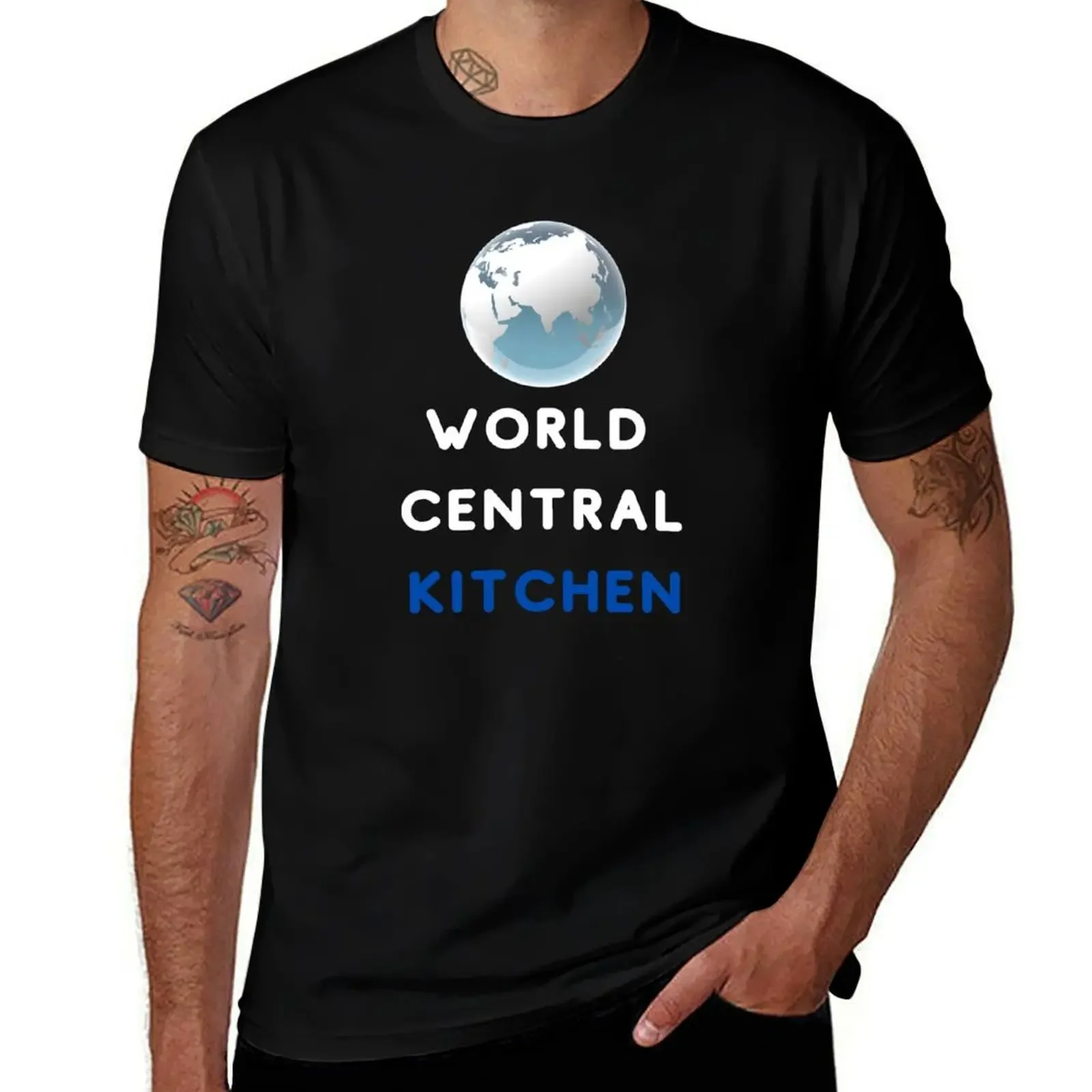 Best Seller World Central Kitchen T-Shirt new edition cotton man t-shirts shirts graphic tees funny t shirts men