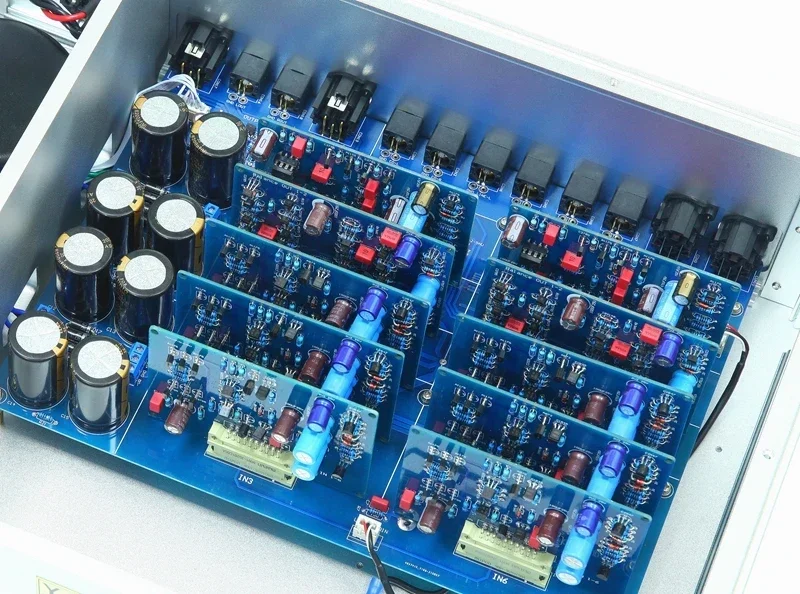 

Gold Voice C245 Circuit Single-ended Balance Fully Discrete HIFI Fever Home Audio Preamplifier Amplifier 6 Times Magnify
