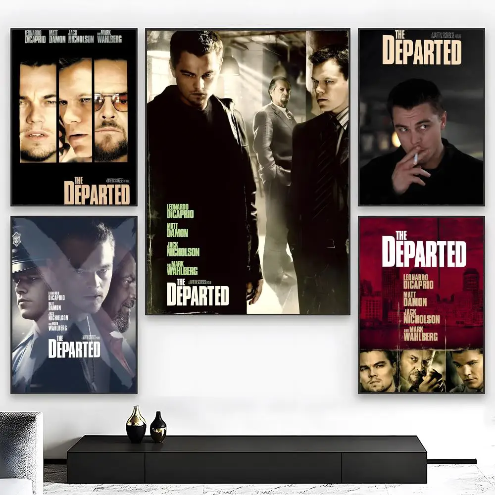 Movies T-The Departed Poster Wall art print art suitable for living room bedroom bar parlor home decor gift