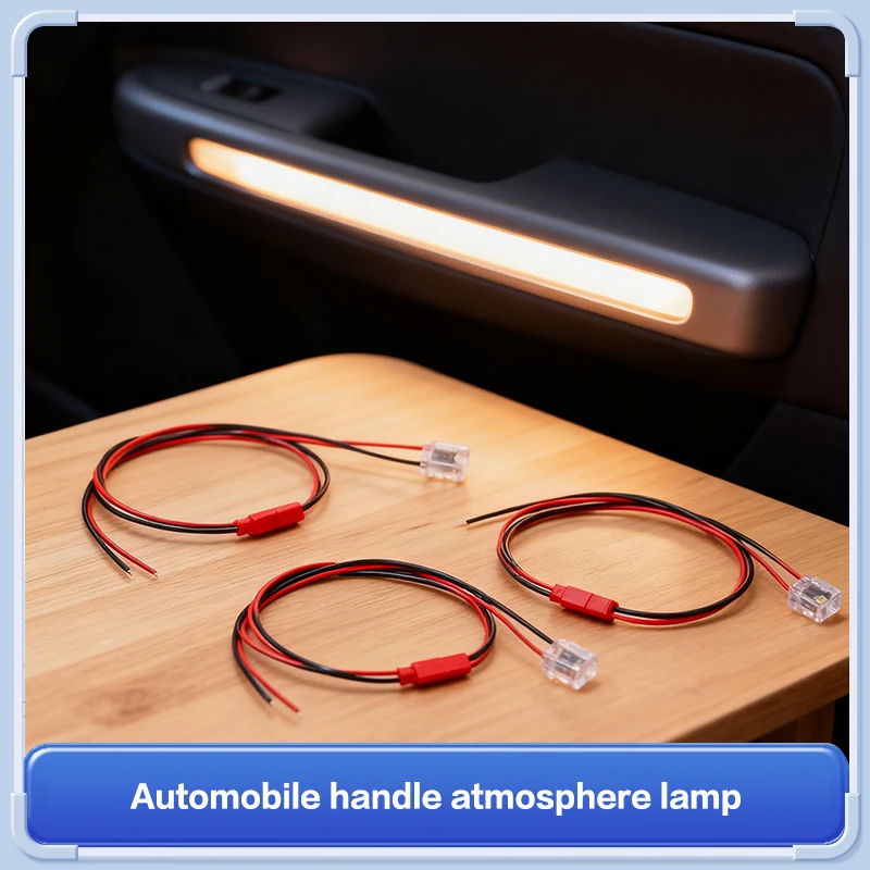 LED Ambient Light Transparent Lamp Body Circular Car Inner Bowl Light Door Handle Lights Handrail Lights Decorative Lamp