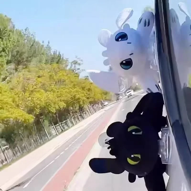 Pingente de boneco desdentado super fofo, periférico de anime e desenho animado, tema domador de dragões, DIY, para teto de carro, decoração de capace