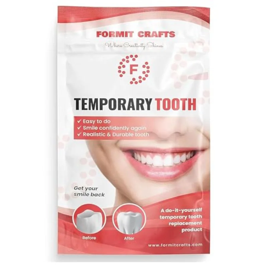 Thermoplastic Beads for Teeth Repair for DIY Tooth Filling Moldable Thermal Beads for Ideal for Chipped, Cracked Teeth Realisti