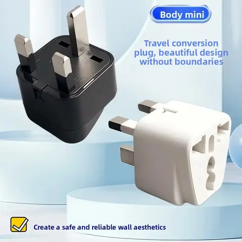 Adaptador de enchufe Universal para Reino Unido, 250V, 13A, EE. UU., AU, UE a Reino Unido, Irlanda, Singapur, adaptador de enchufe, toma de corriente de CA, 1 Uds.