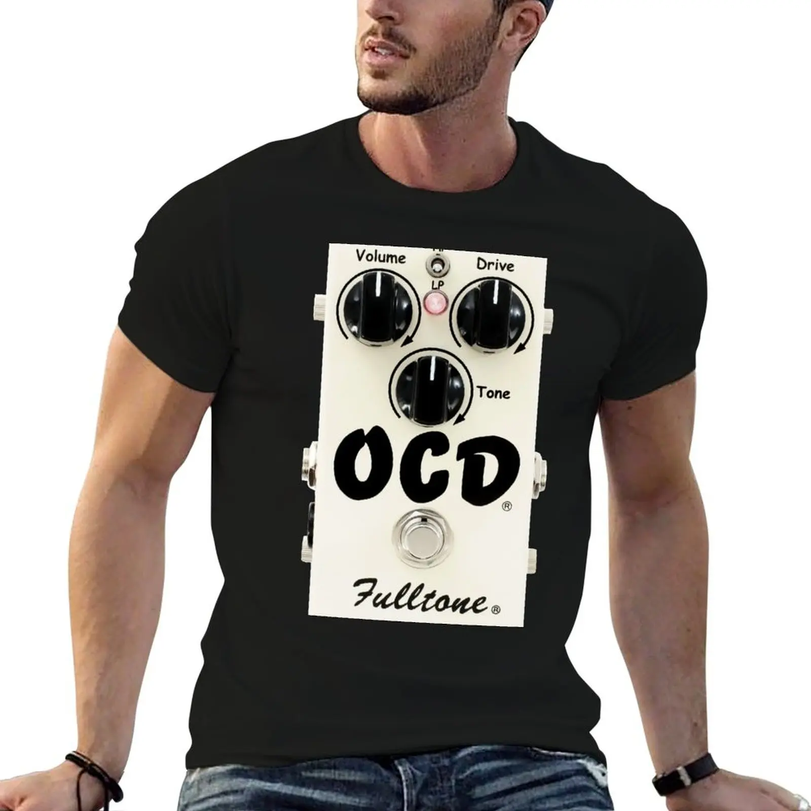 

Overdrive mens t Distortion OCD graphic shirts t Guitar Pedal T-Shirt man shirt graphic Fulltone