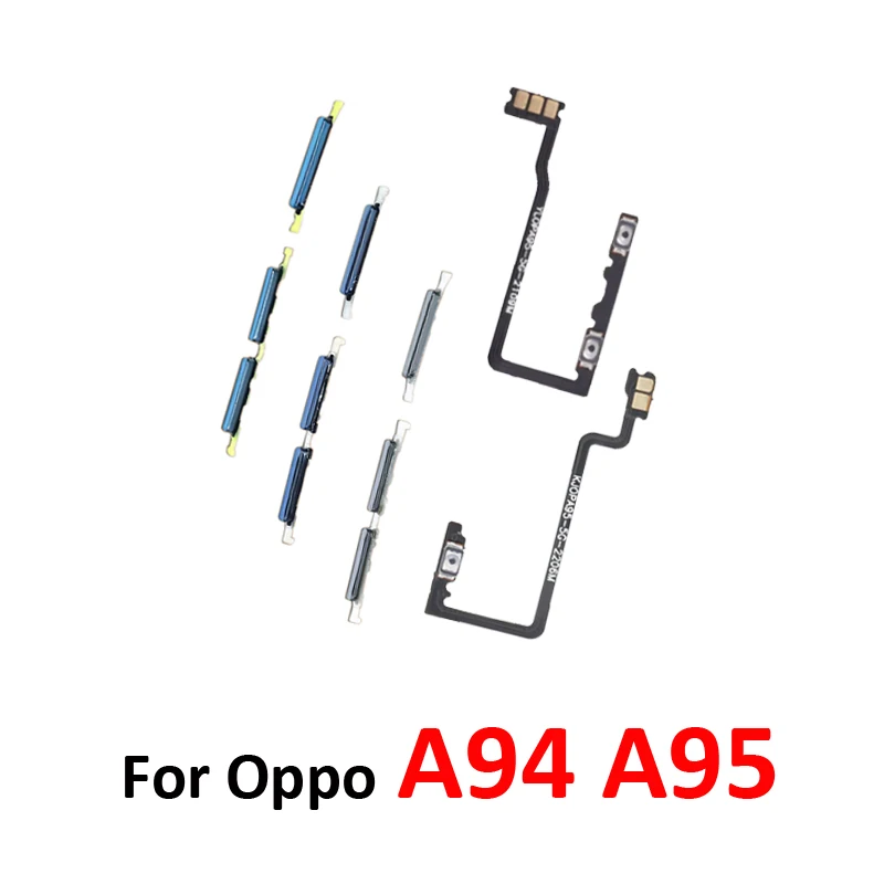 Phone Housing Power Volume Button For Oppo A94 5G New On Off Up Down External Key Internal Flex Cable Parts For Oppo A95 5G image 5