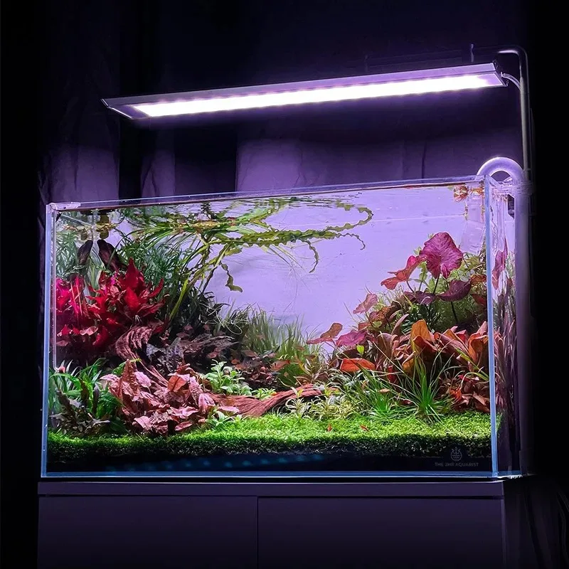 Imagem -02 - Semana-led Aquarium Light Nano Aquarium Light Temporizador de Ciclo Nano Tanque com Suporte para Plantas Aquáticas Série m Wrgb