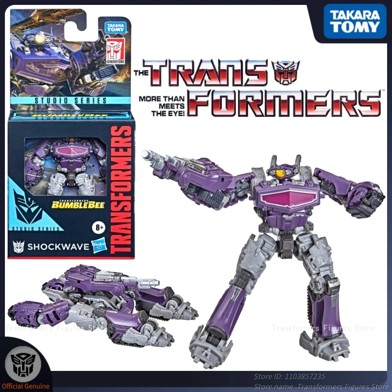 En Stock Takara Tomy Transformers Studio SS-cr Shockwave película figura modelo Anime acción deformación Robot juguetes regalos populares