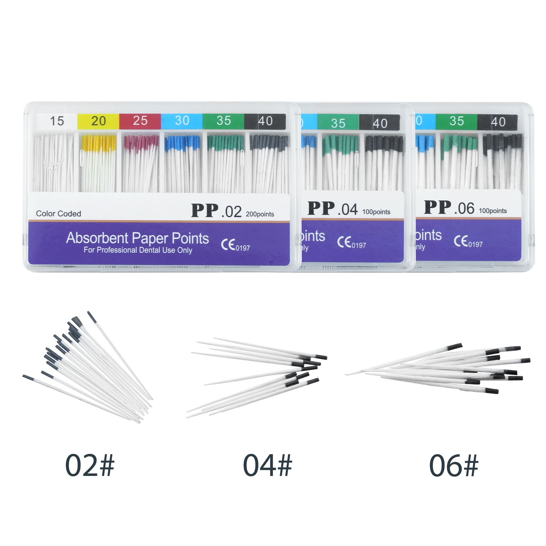 10Box SYNI Dental Absorbent Paper Point Root Cancel Endodontic Materials Taper 0.02 for Dentist Use Dentistry Materials Tools