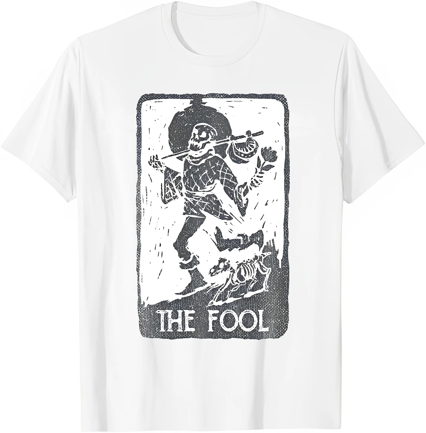 Tarot Card Outfit Jester Satanic Occult The Fool T-Shirt