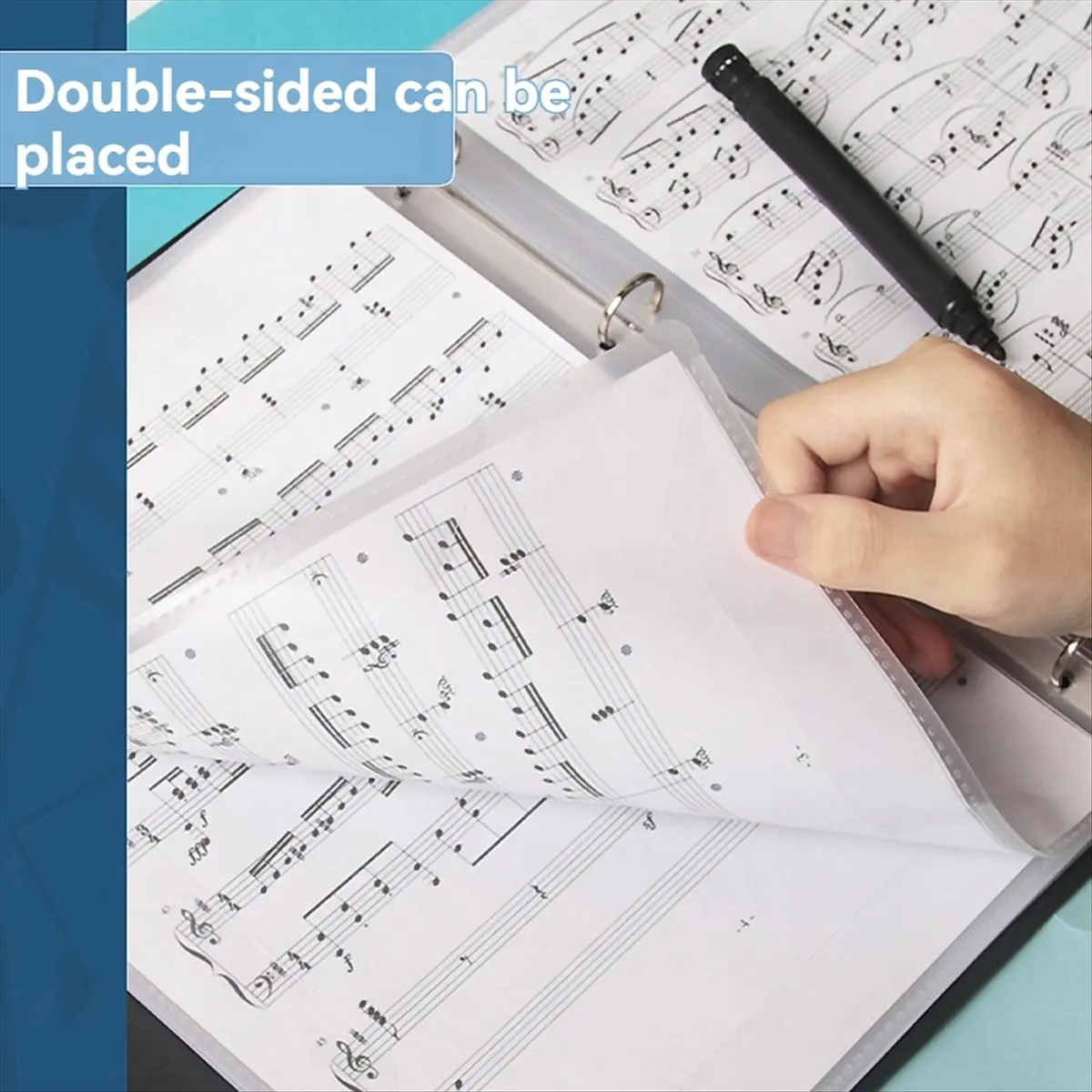 New arrival  Sheet Music Folder,Music Stand Accessories, Sheet Music Holder,Writable & Detachable Choir Folder