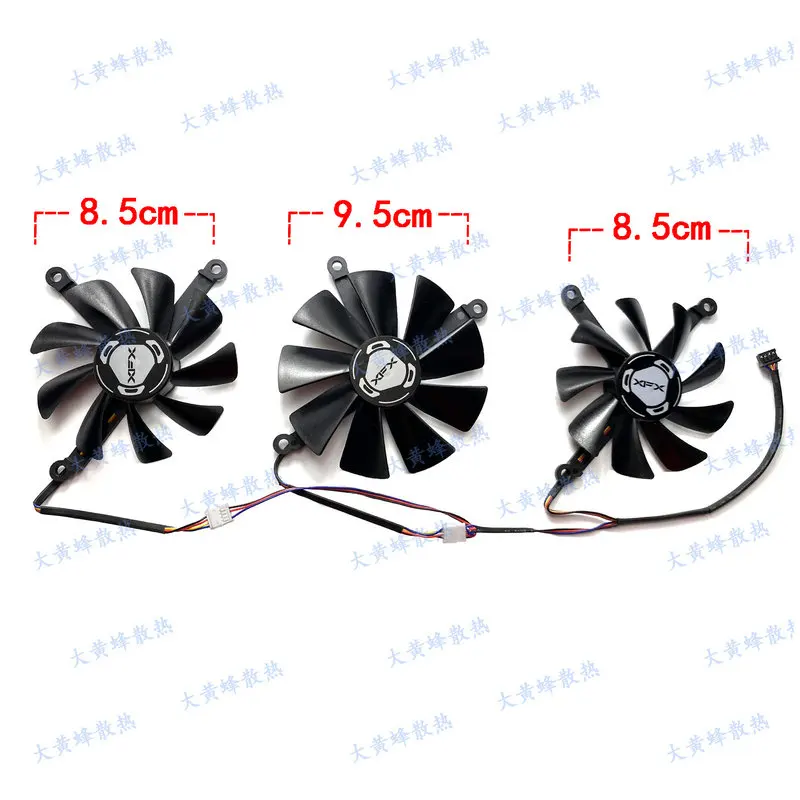 New Cooling Fan for XFX RX5700XT 8GB THICC III Ultra Video Card 2