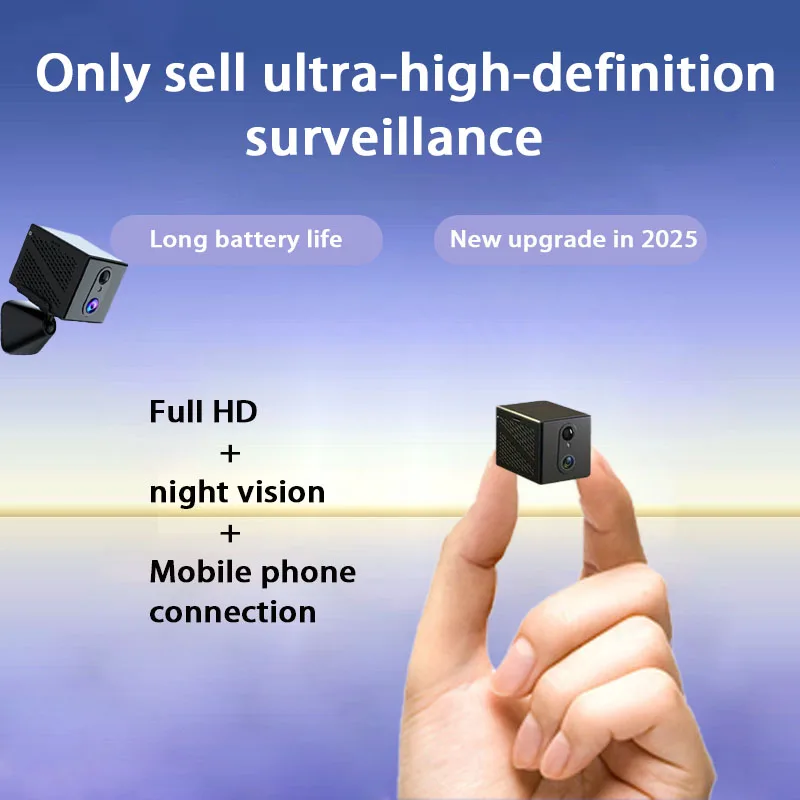كاميرا مراقبة عالية الوضوح من العلامة التجارية للاستخدام المنزلي، لا حاجة للطاقة أو التركيب، رؤية بانورامية 360 درجة بدون نقاط أعمى، يمكن أن تتعامل مع صوت، كاميرا محمولة صغيرة للاستخدام الداخلي في المنزل، غرفة المعيشة، المكتب، غير مصغرة، غير قابلة للضوء، غير مصغرة، غير قابلة للمنزل، غير مخفية #2