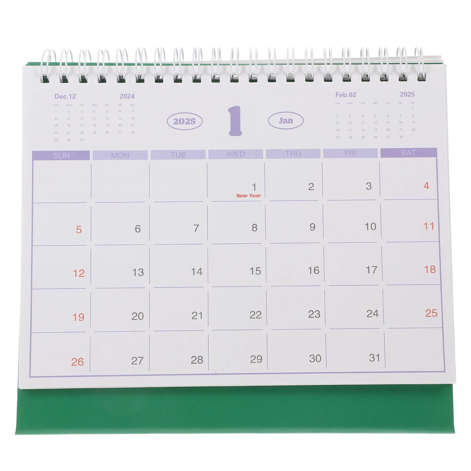

Standing Desk Calendar 2025 Minimalist Small Foldable Monthly Planner Portable Mini Office Home Classroom Decor