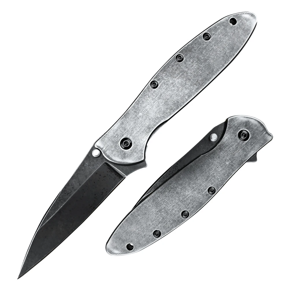 KS 1660 Folding Blade Pocket Knife Outdoor Camping Hunting Stainless Steel Tactical Survival Defense Knives EDC Multi Tool