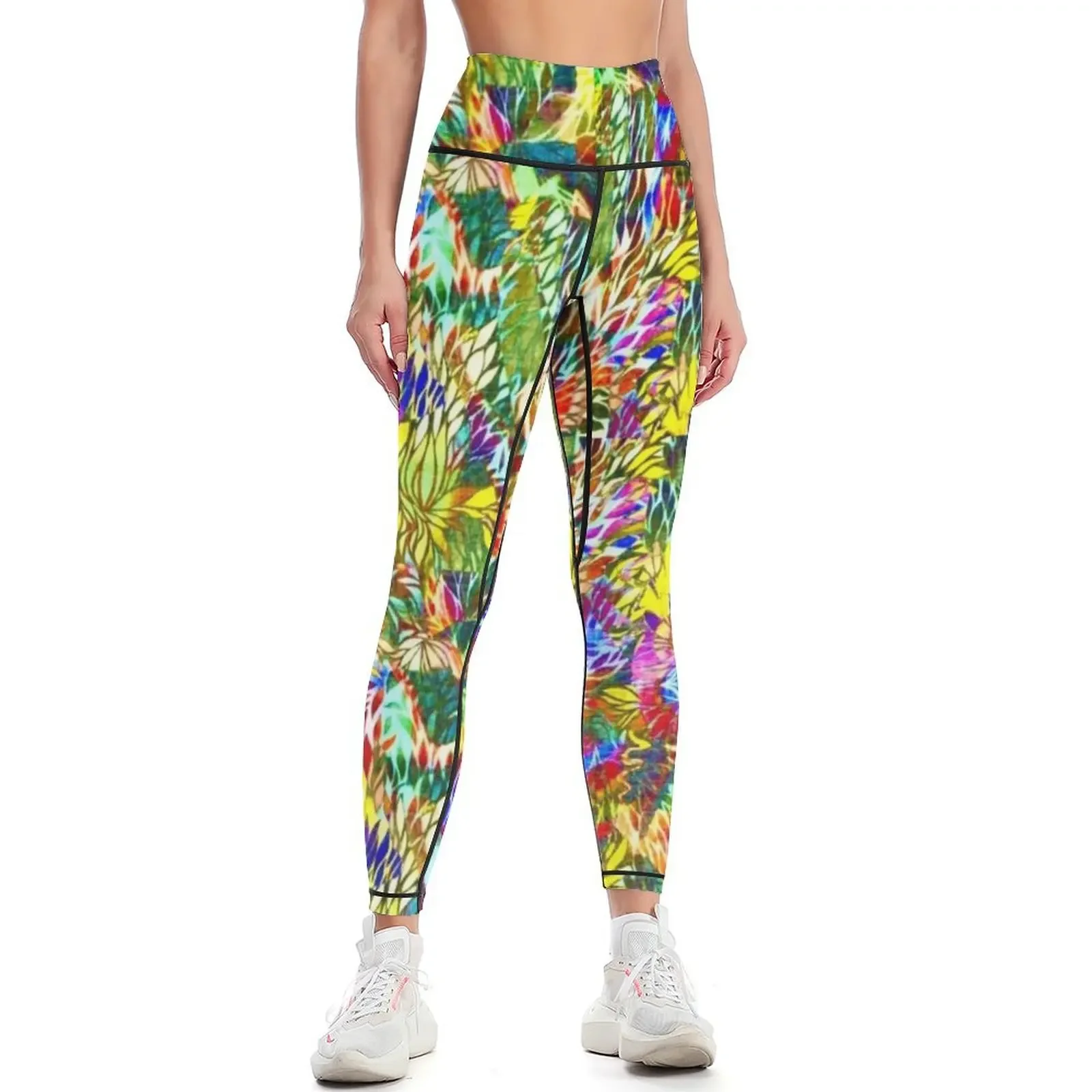

Dot’s brilliant colors Leggings Golf wear Sports pants woman Women's fitness Women's sports pants Womens Leggings